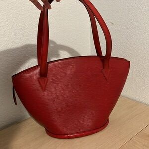 LOUIS VUITTON | Saint Jacques PM Red Eli Leather